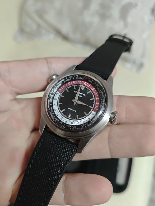 Merkur World Time Dual Crown