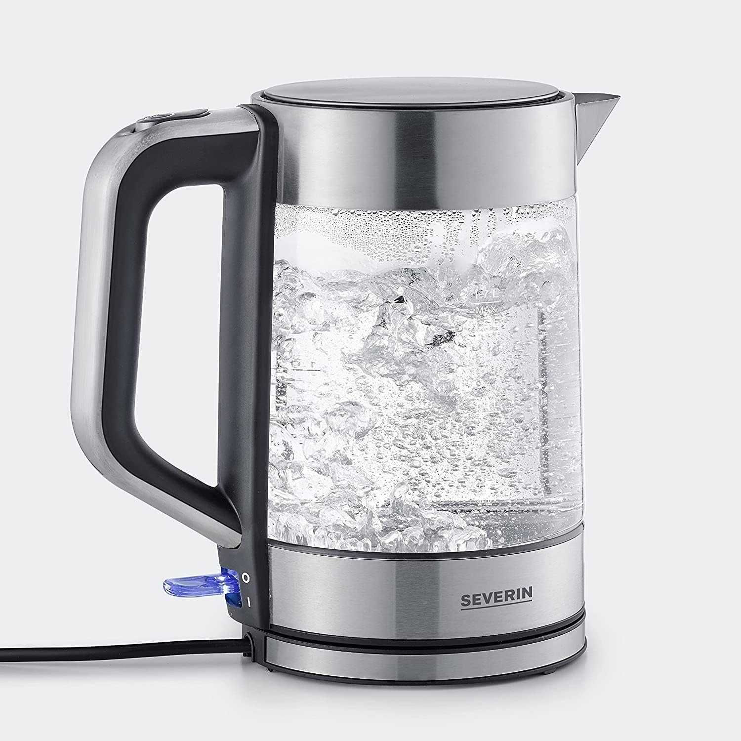 SEVERIN WK3420 Стъклена електрическа кана XXL, 1.7л, 2200W