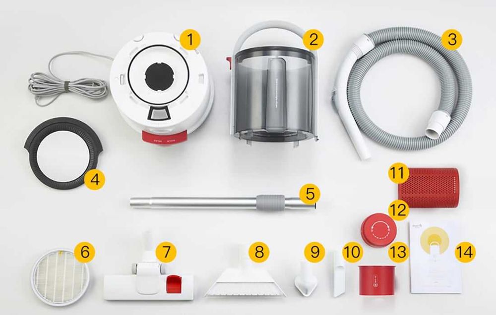 Прахосмукачка Deerma TJ200,Гаранция