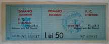 Vand bilet de la meciul de fotbal Dinamo Bucuresti - Liverpool