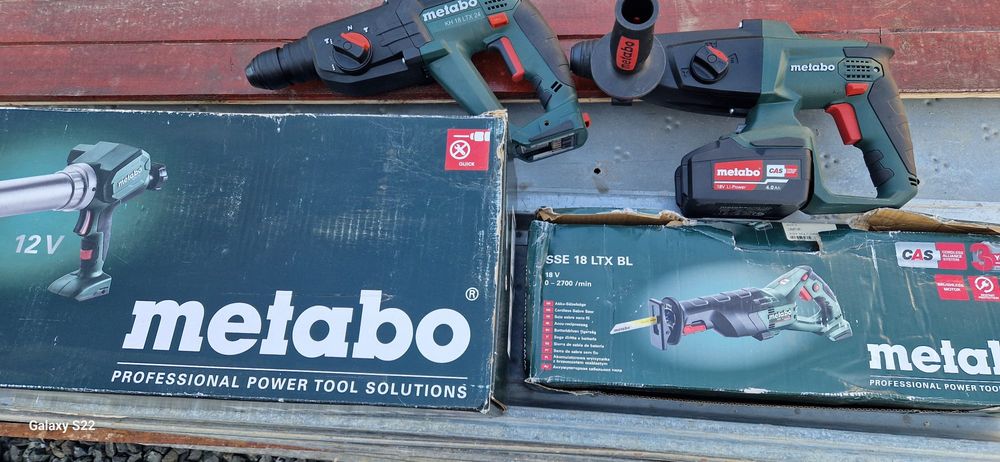 Metabo set scule pe acumulator noi