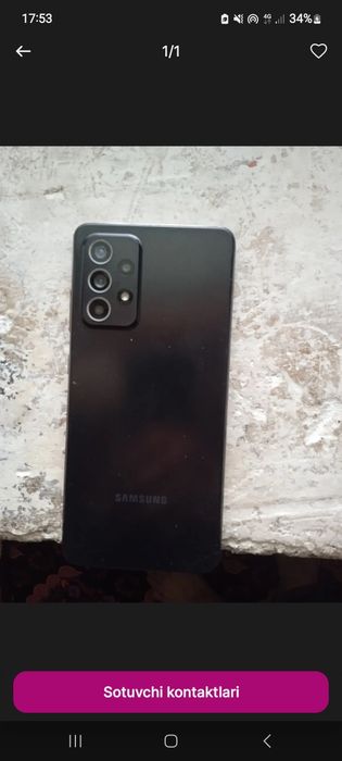 Samsung a52 telefon yaxshi holatda