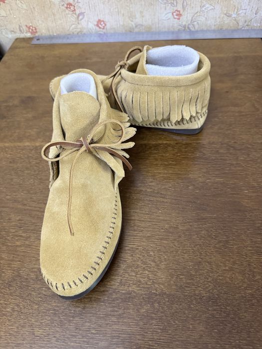 Мокасины unisex,высокие ,Minnetonka,натуральная замша