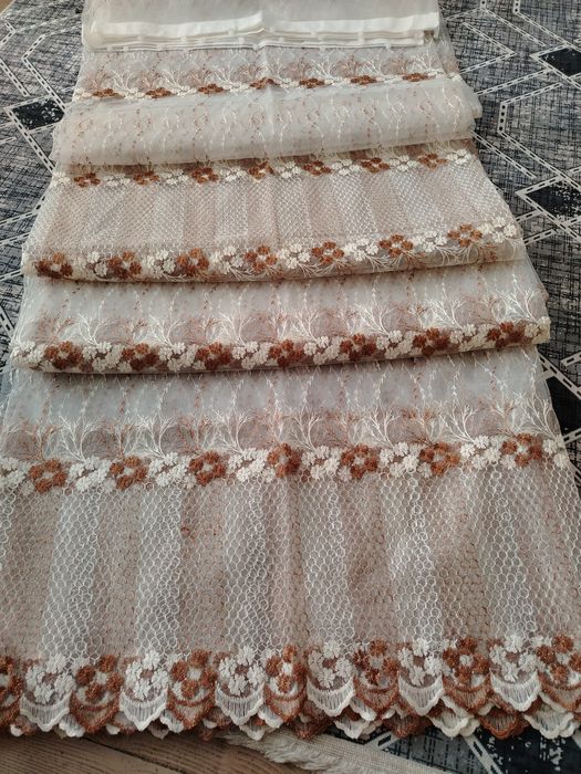 Ушити готови пердета 250вис 300шир по 16 лв бр