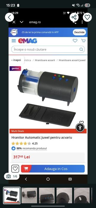 Hranitor Automatic Juwel pentru acvariu