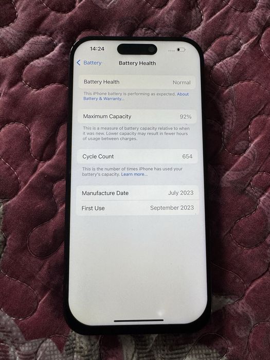 iPhone 15 pro 256g impecabil