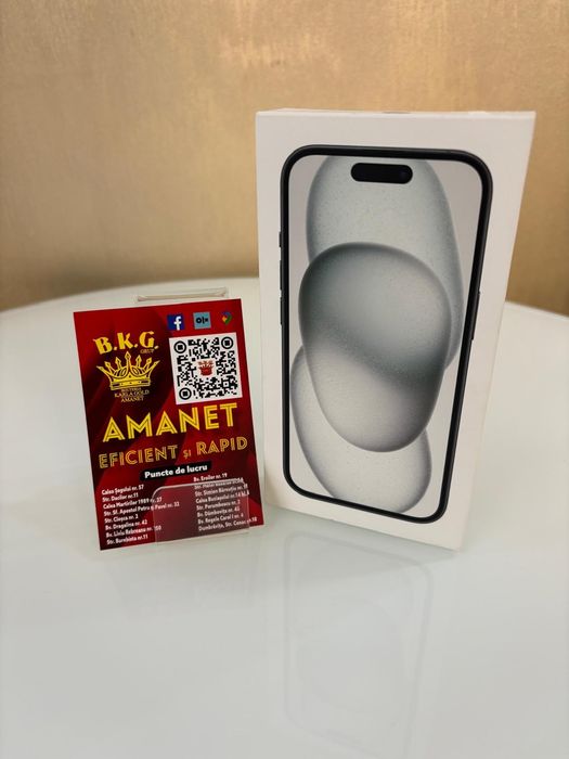 Iphone 15 sigilat 128gb Amanet BKG