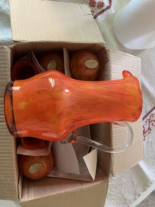 Set vechi pahare sticla Murano