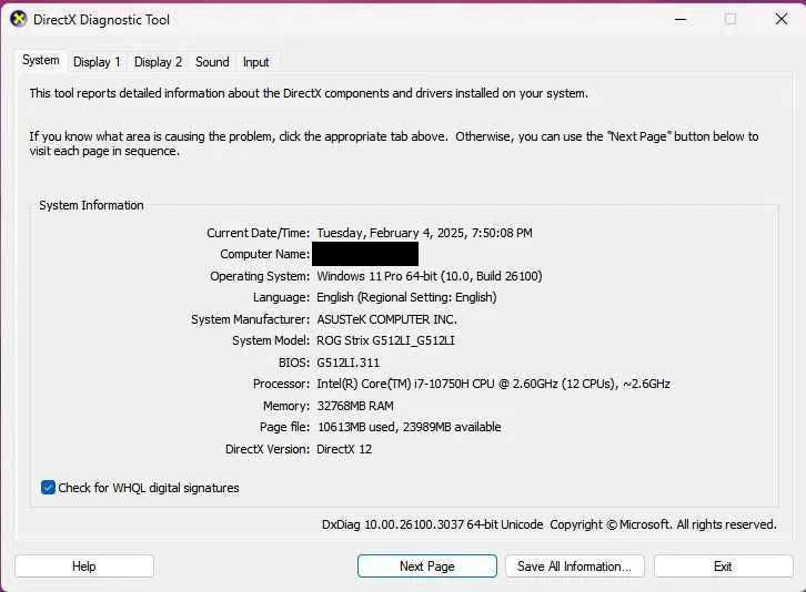 Laptop Gaming Asus Rog Strix G15 32GB