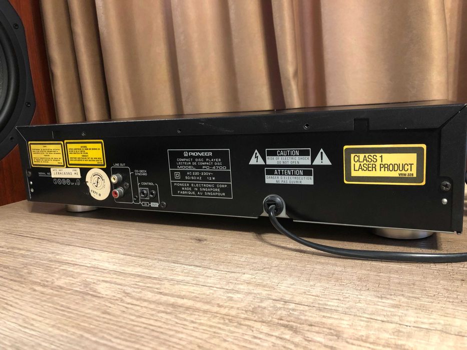 Pioneer PD-4700 cd player, direct linear conversion, cd-deck syncro