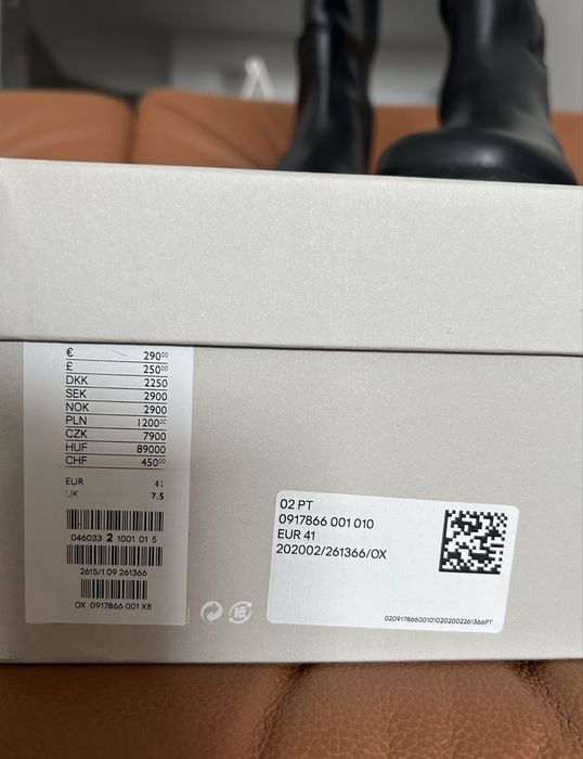 Cizme COS din piele mărimea 41