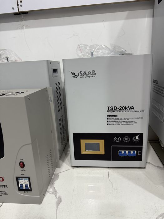 Стабилизатор напряжения 220В 0,5 квт до 300 квт SAAB латерний релейний