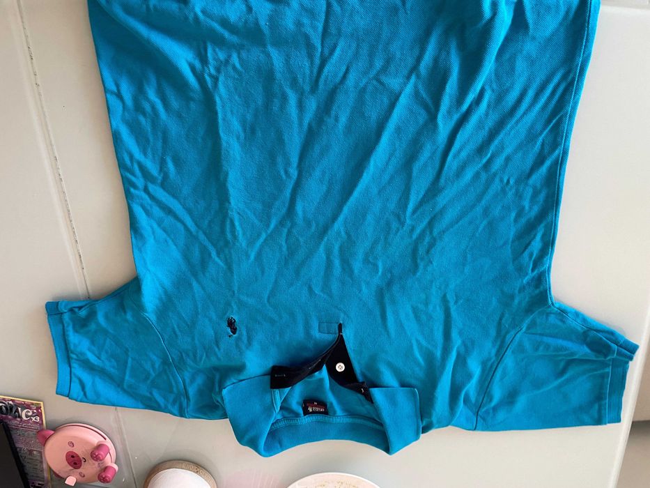 tricou polo albastru MARIME M