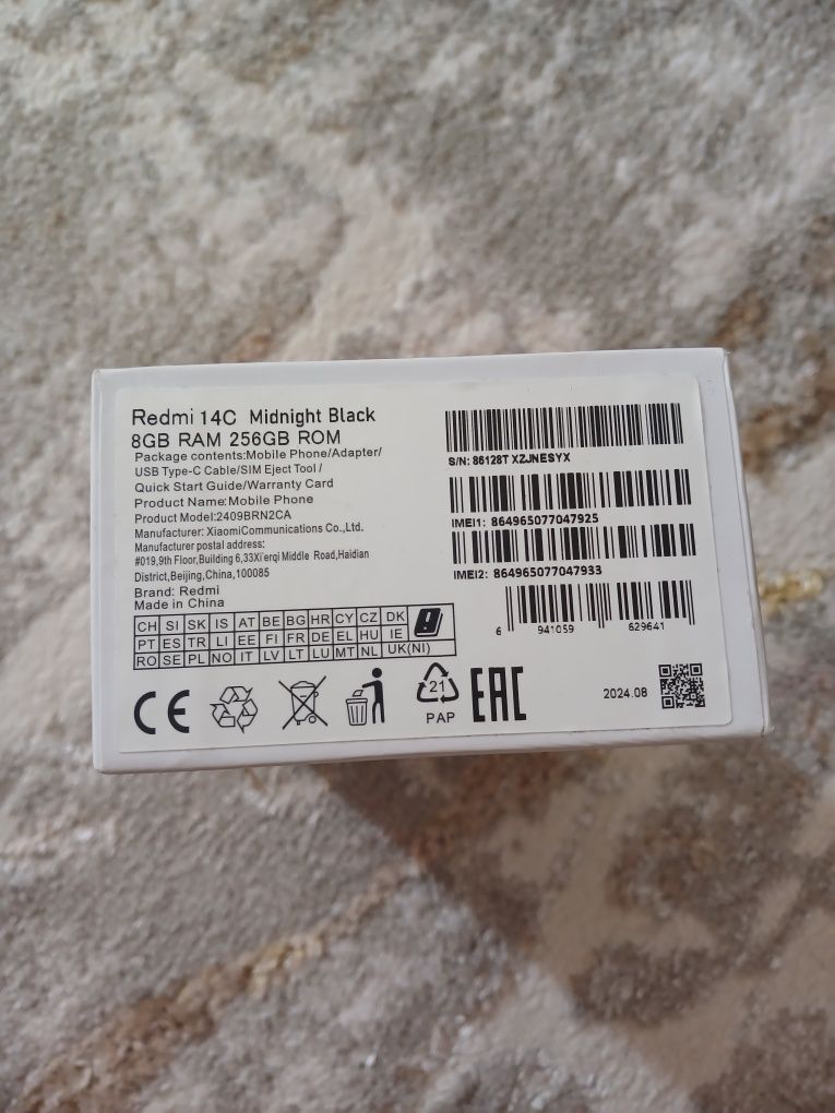 Продаётся Redmi 14 C 8 gb 256 gb