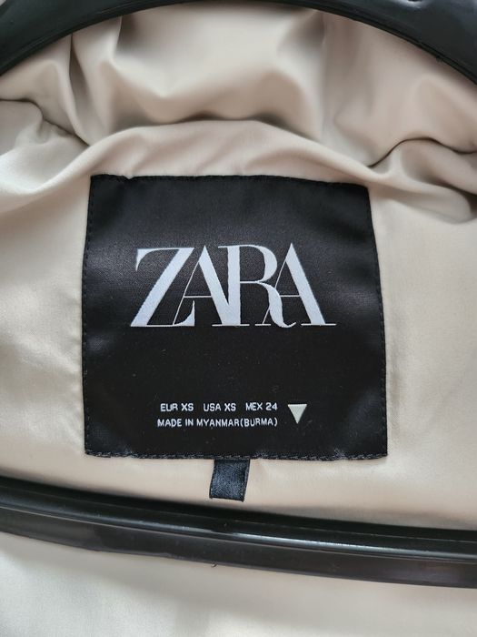 Geaca dama Zara fâș cauciucat, marimea Xs