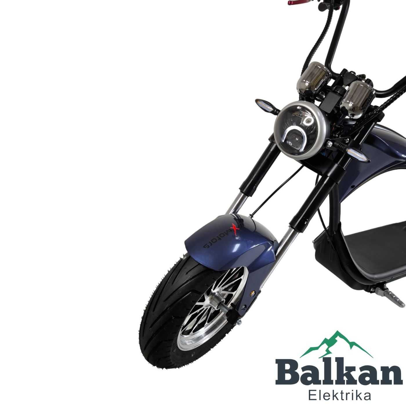 Електрически Чопър HARLEY-DAVIDSON Blue 2500W/60V/20AH