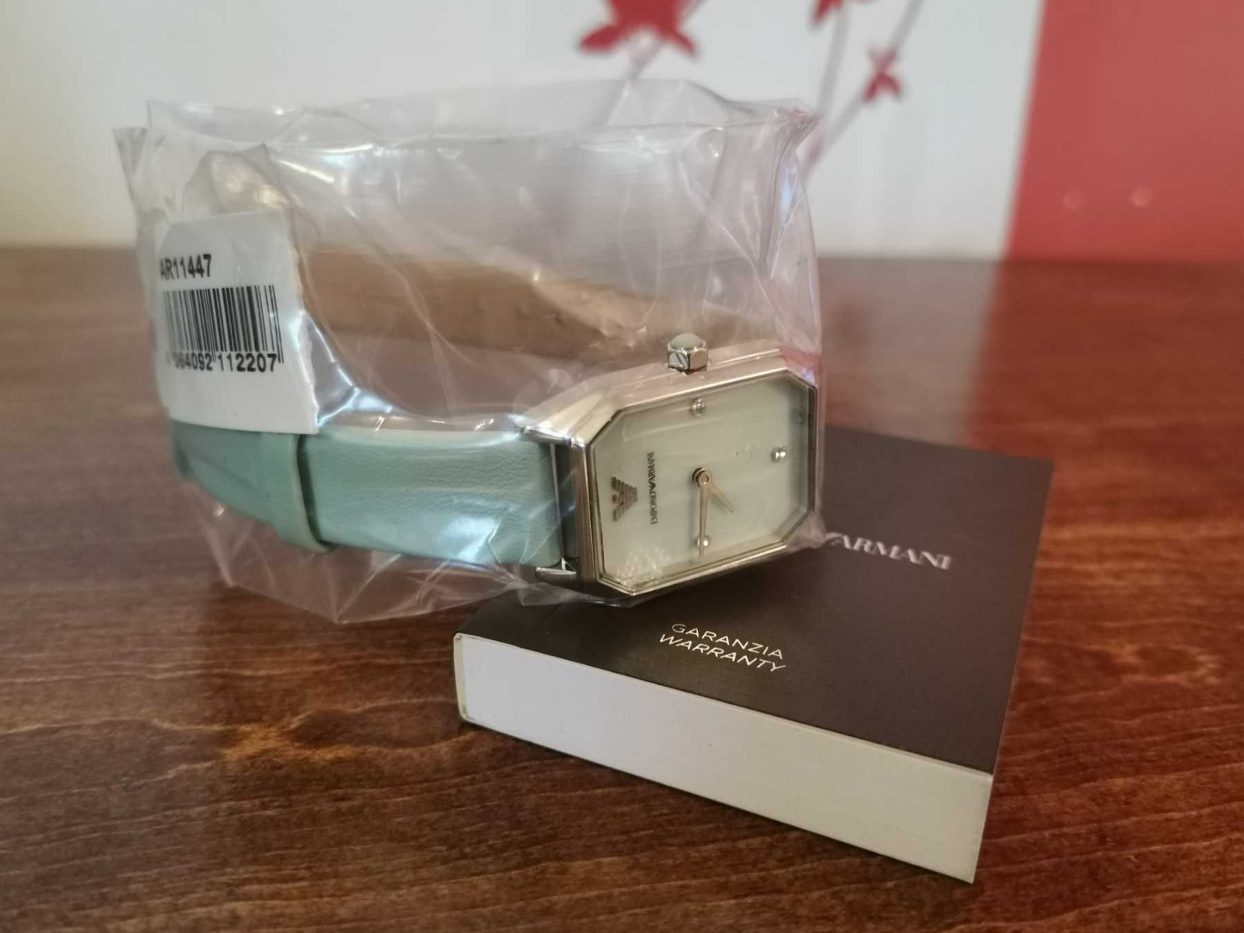 Дамски часовник Emporio Armani Turquoise Ladies Strap Watch