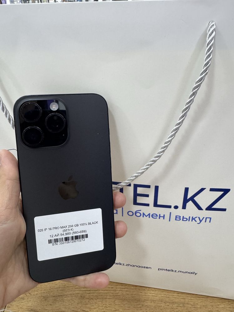 iP 16 pro max 100% black
