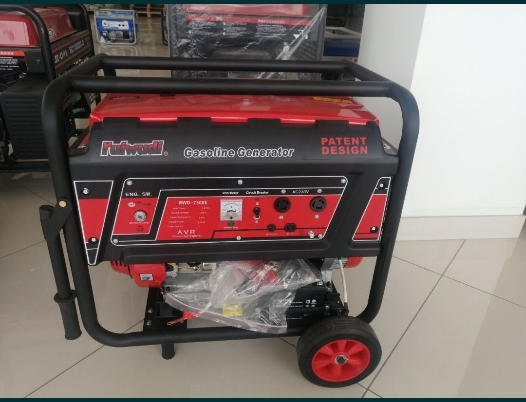 Бензиновый генератор RUIWUDI 7 КВТ, benzinli generator