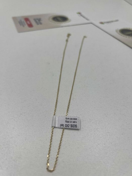 Lant Aur 14K 2.32g (Ag25 Belvedere B.40677.1) Garantie 2 ani!