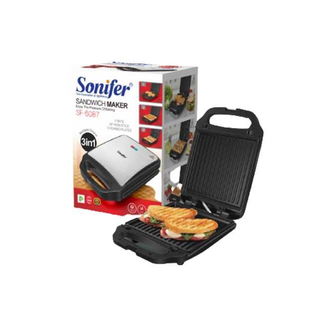 Toster Sonifer SF-6087 - vafli, gril va sendvich..  Dastavka bor!!