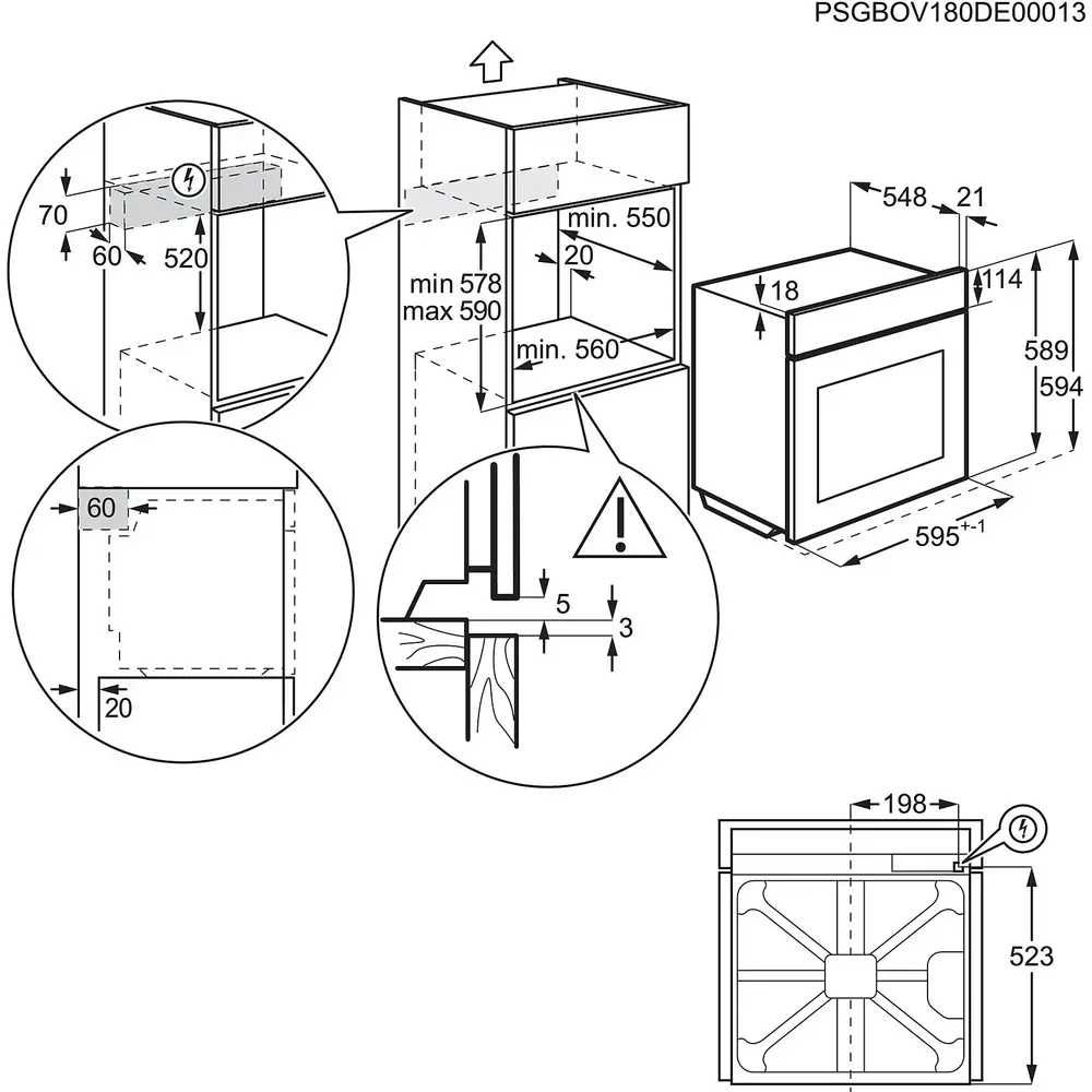 Фурна за вграждане AEG BSS57606BM 7000 SteamCrisp