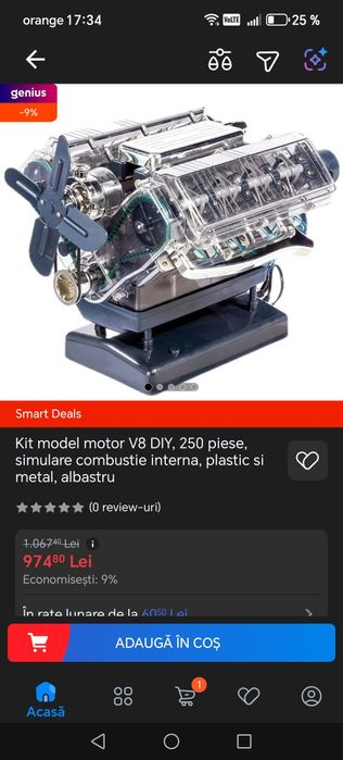 Kit model V8 250 piese