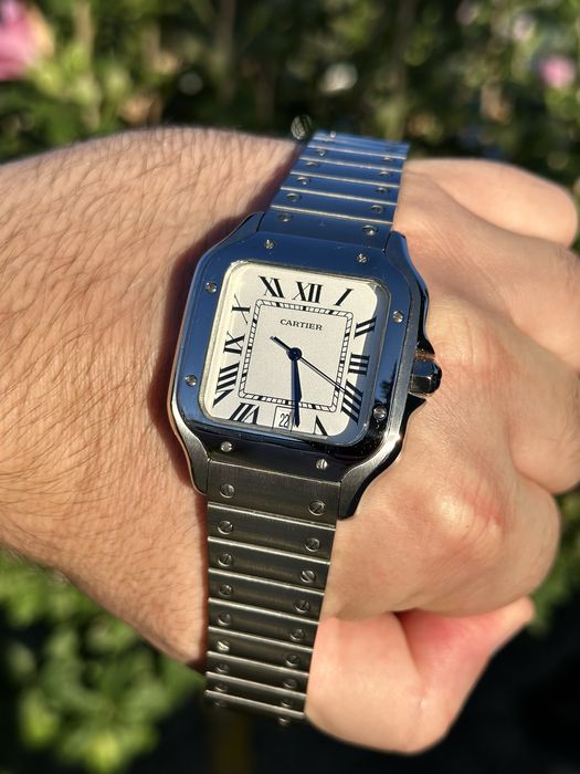 ceas cartier santos stainless steel  40,mm