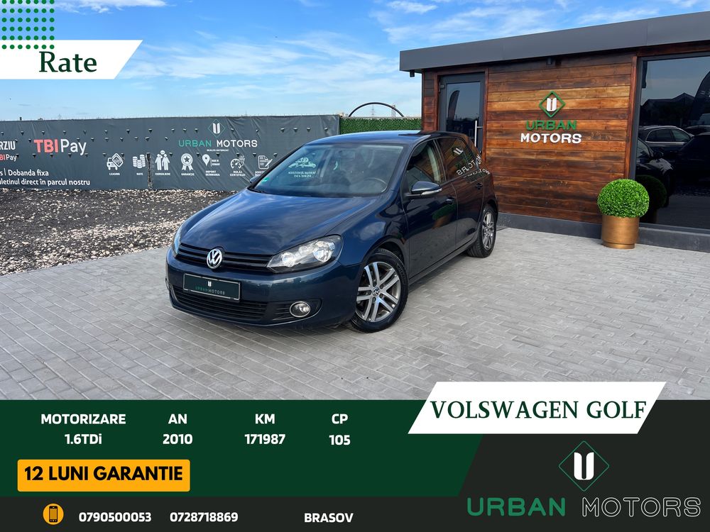 VW Golf 1.6TDi Navi,Webasto,Incalzire Sc,Geamuri Ell,GARANTIE/RATE