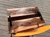 Platou servit din lemn si rasina epoxidrica