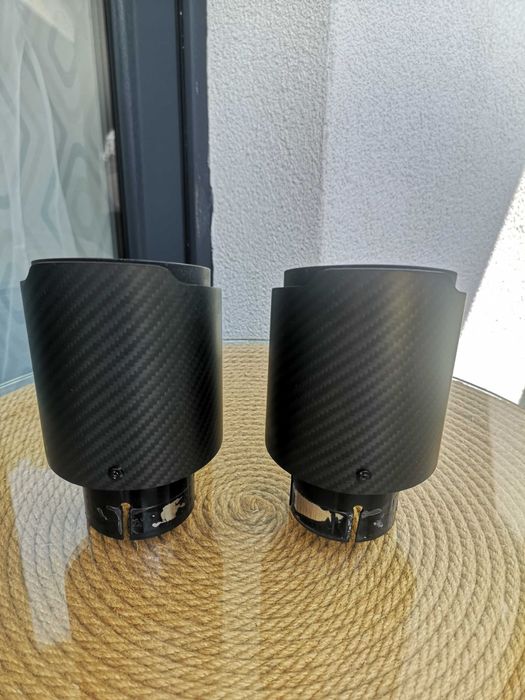 Set 2 ornamente toba Carbon