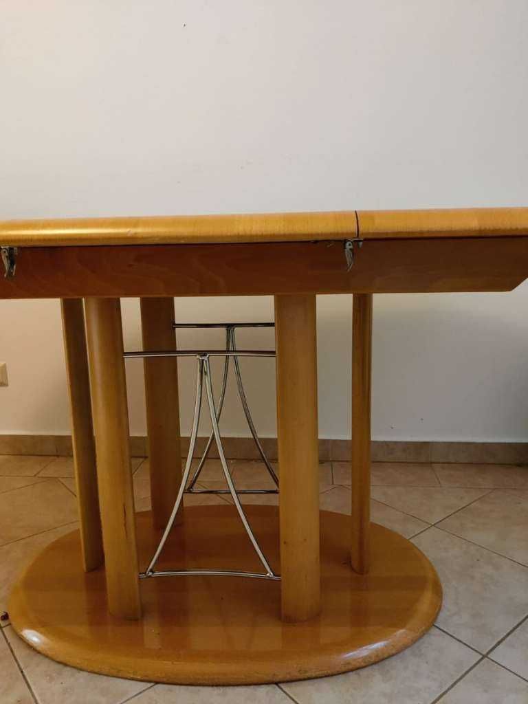 Masa Ovala veche extensibila Plus 4 Scaune