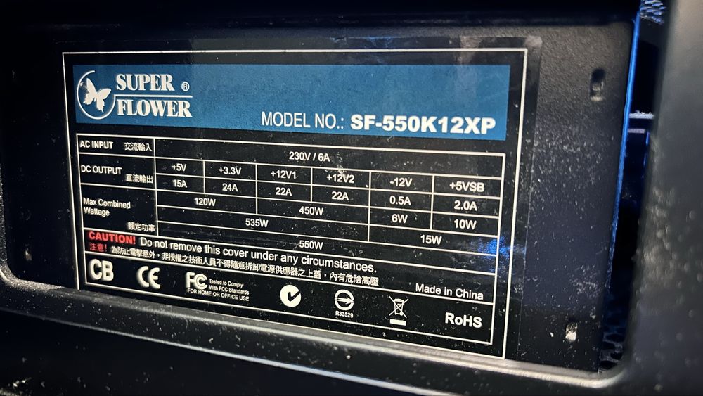 Sursa super flower 550w