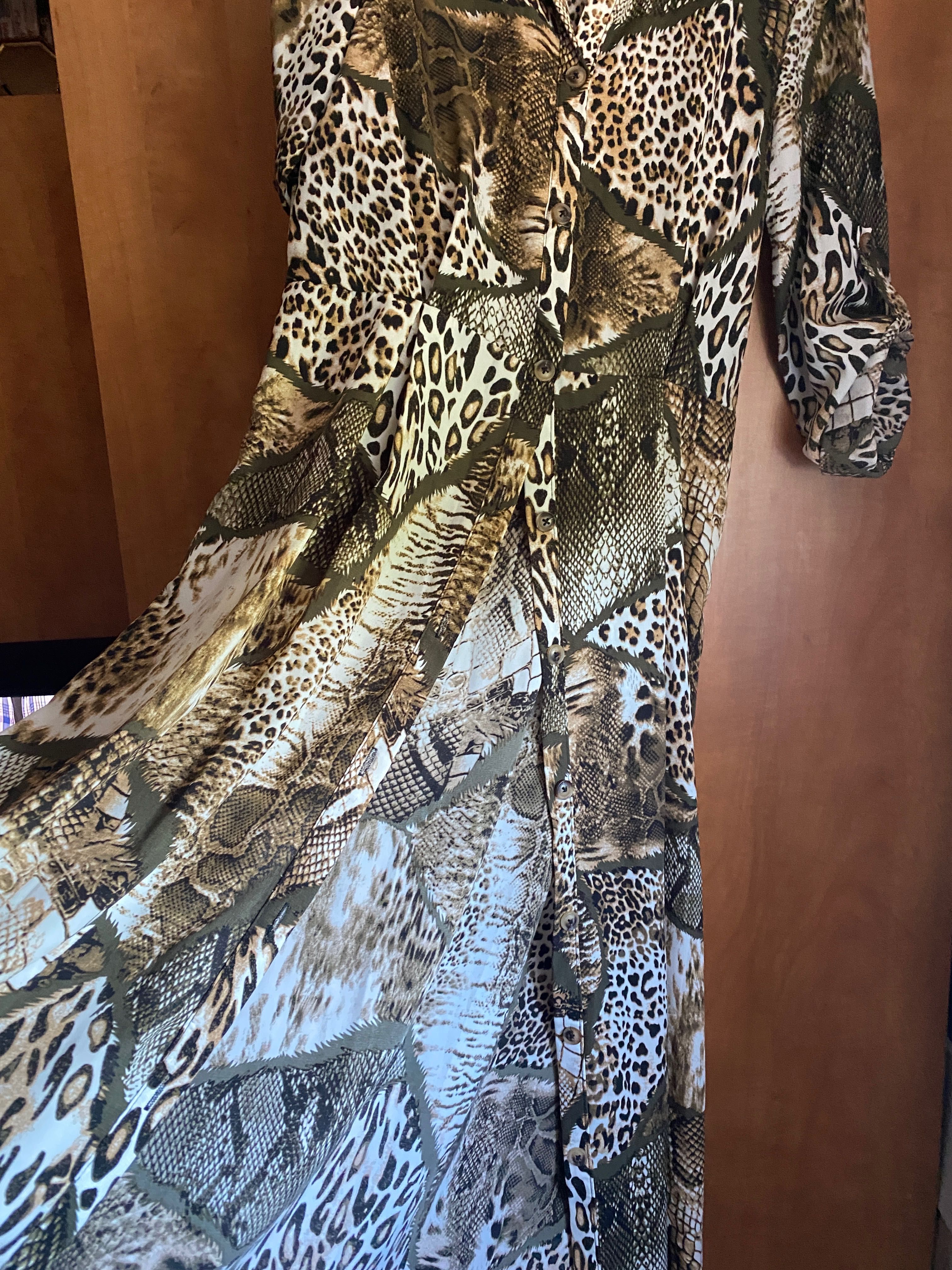 Rochie camasa animal print