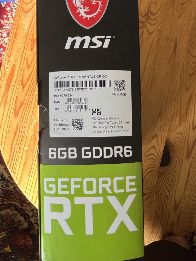 MSI GeForce RTX 2060