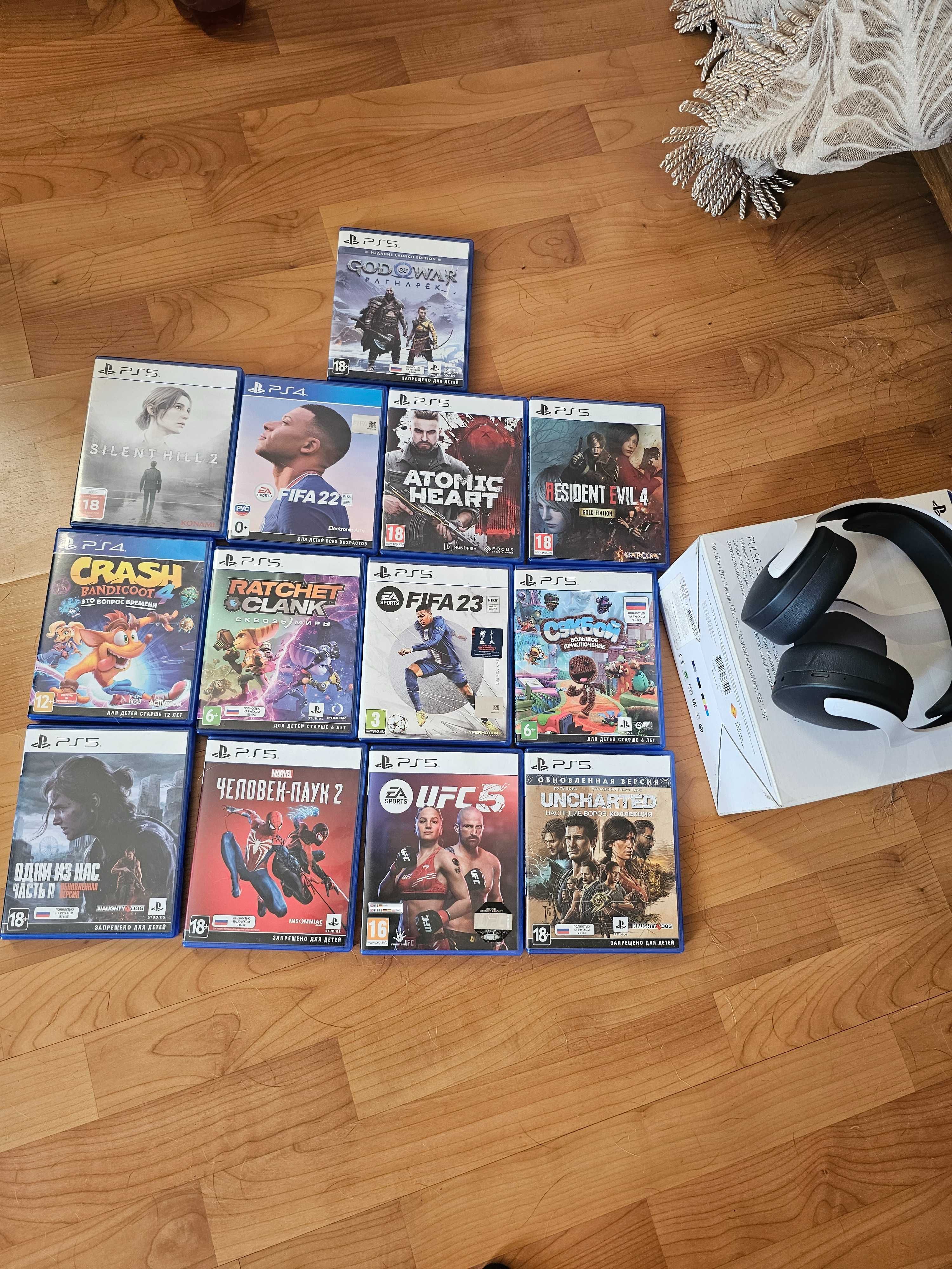 Диски Play Station,Наушники