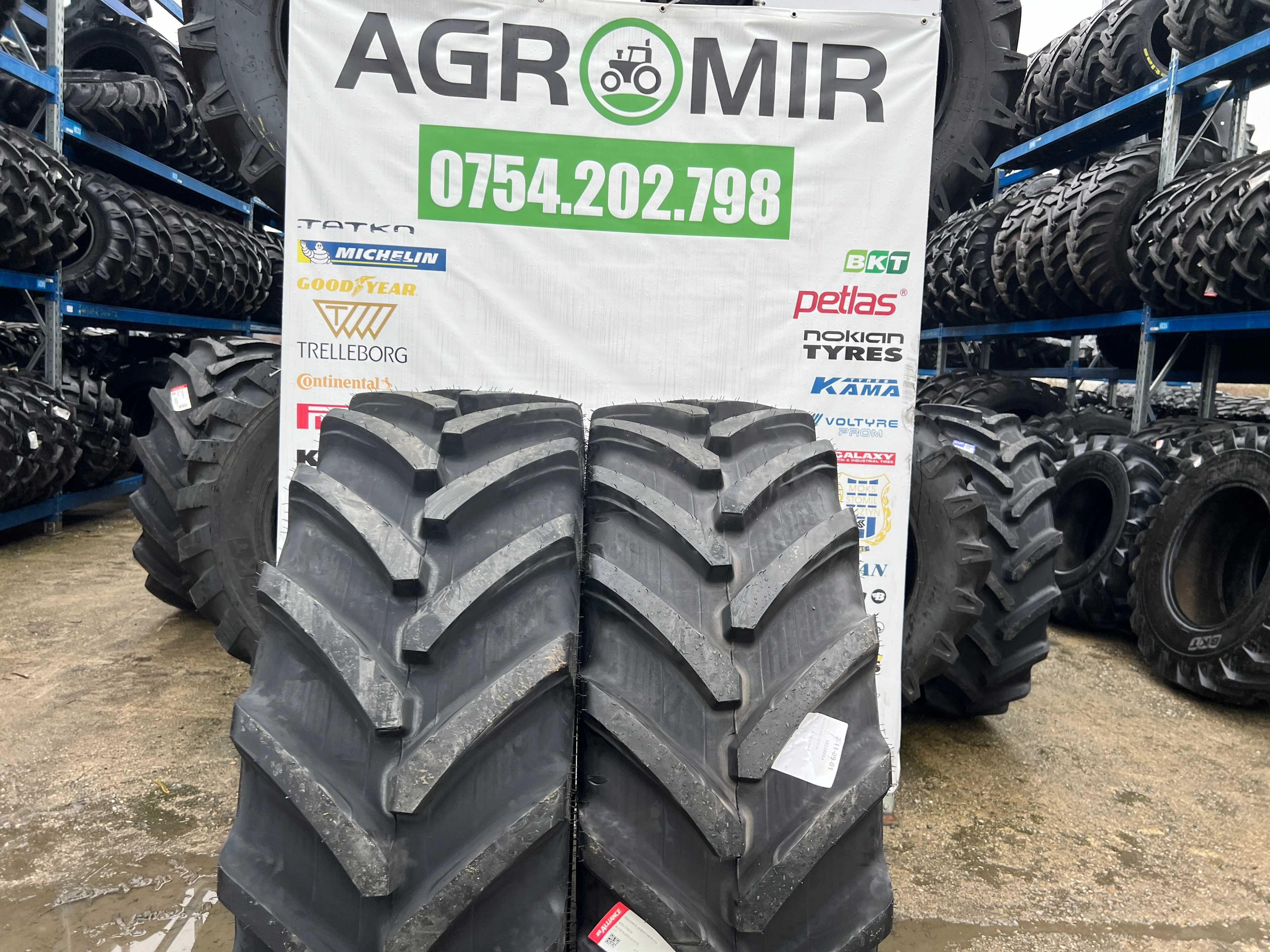 Anvelope noi radiale 480/70R30 pentru tractor spate cu garantie