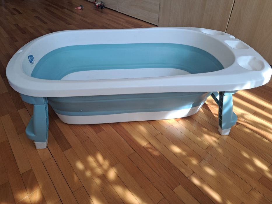 Cadita pliabila Little Mom Albastra