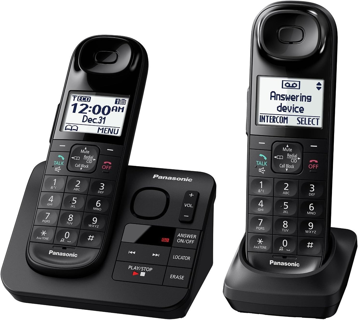 Радиотелефон Panasonic KX-TGL432 с двумя трубками и автоответчиком