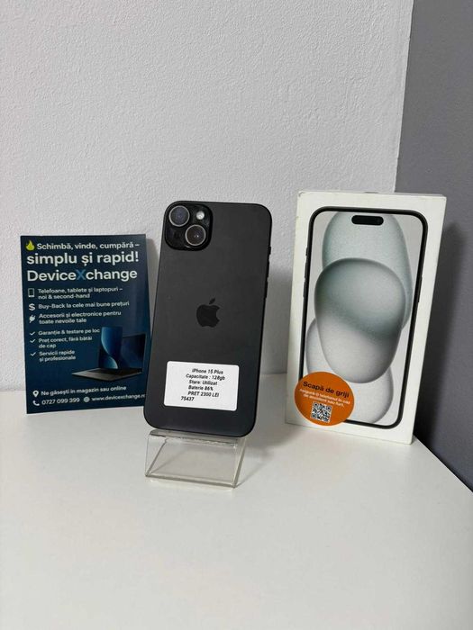 iPhone 15 Plus 128 GB SH 86% * Garantie *Buy Back * deviceXchange
