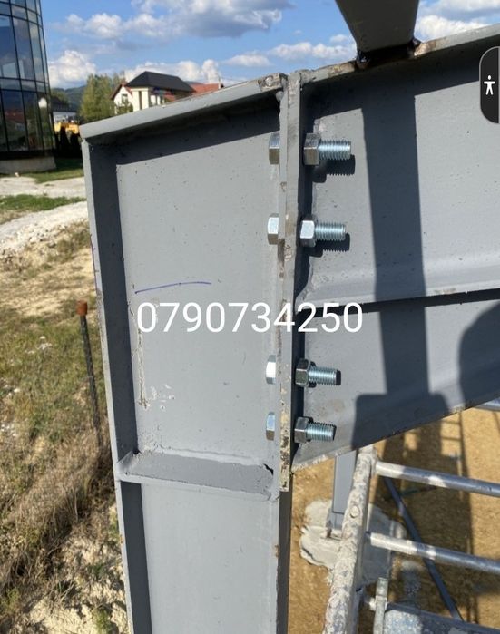 Vând hala metalica 10x20x4 din ipe de 220
