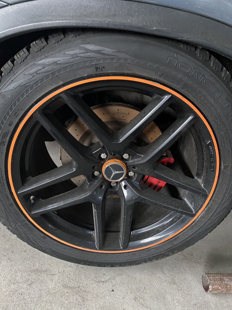 Оригинални джанти 21 цола спорт пакет Orange art GLE 63 s amg