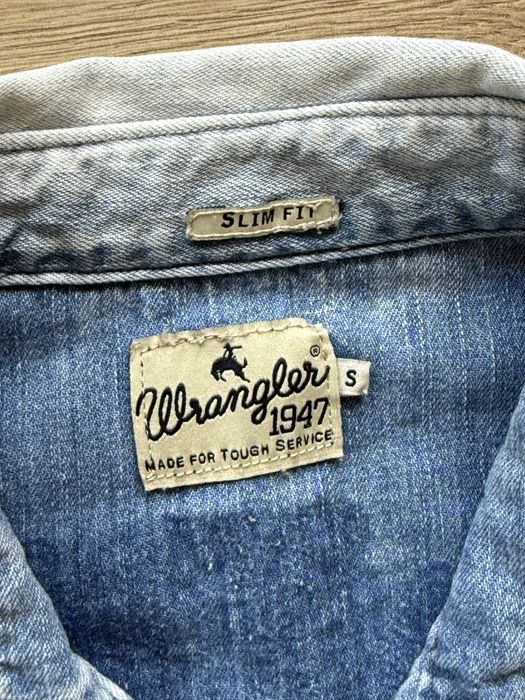 Camasa Blugi WRANGLER Western Imprimeu Barbati | Marime S