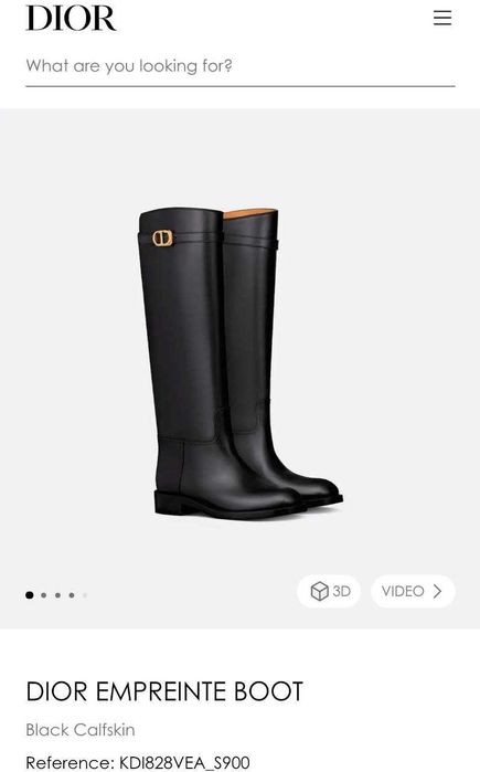Дамски кожени Ботуши Dior