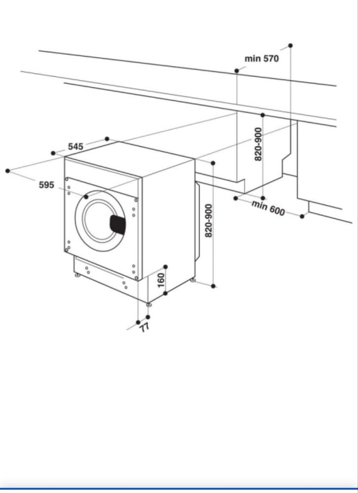 Пералня за вграждане Whirlpool