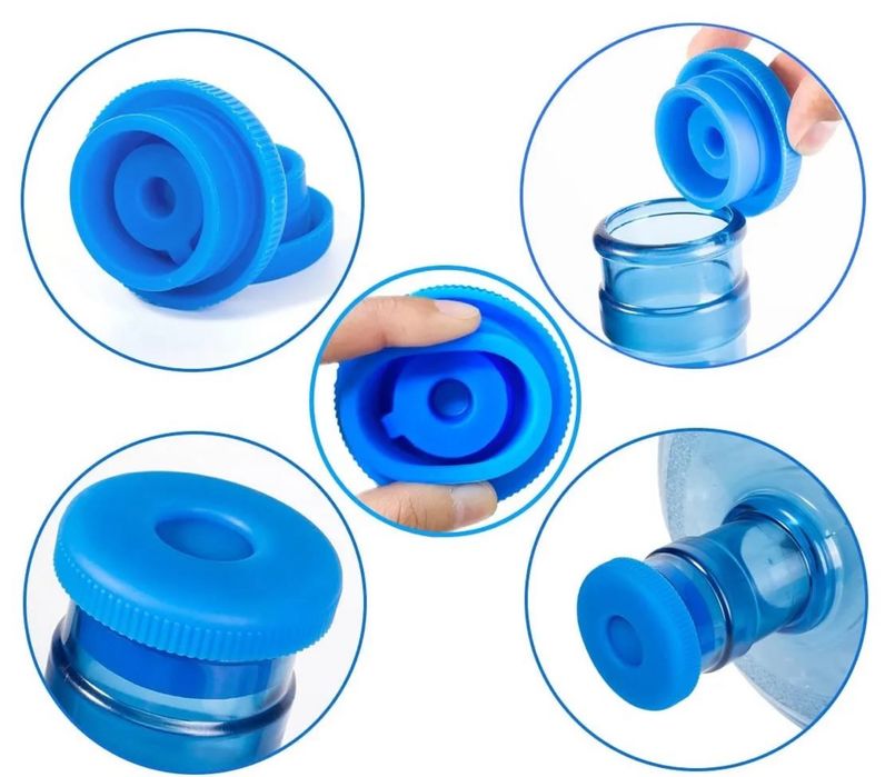 Set 2 capace bidon 19 litri din silicon reutilizabile