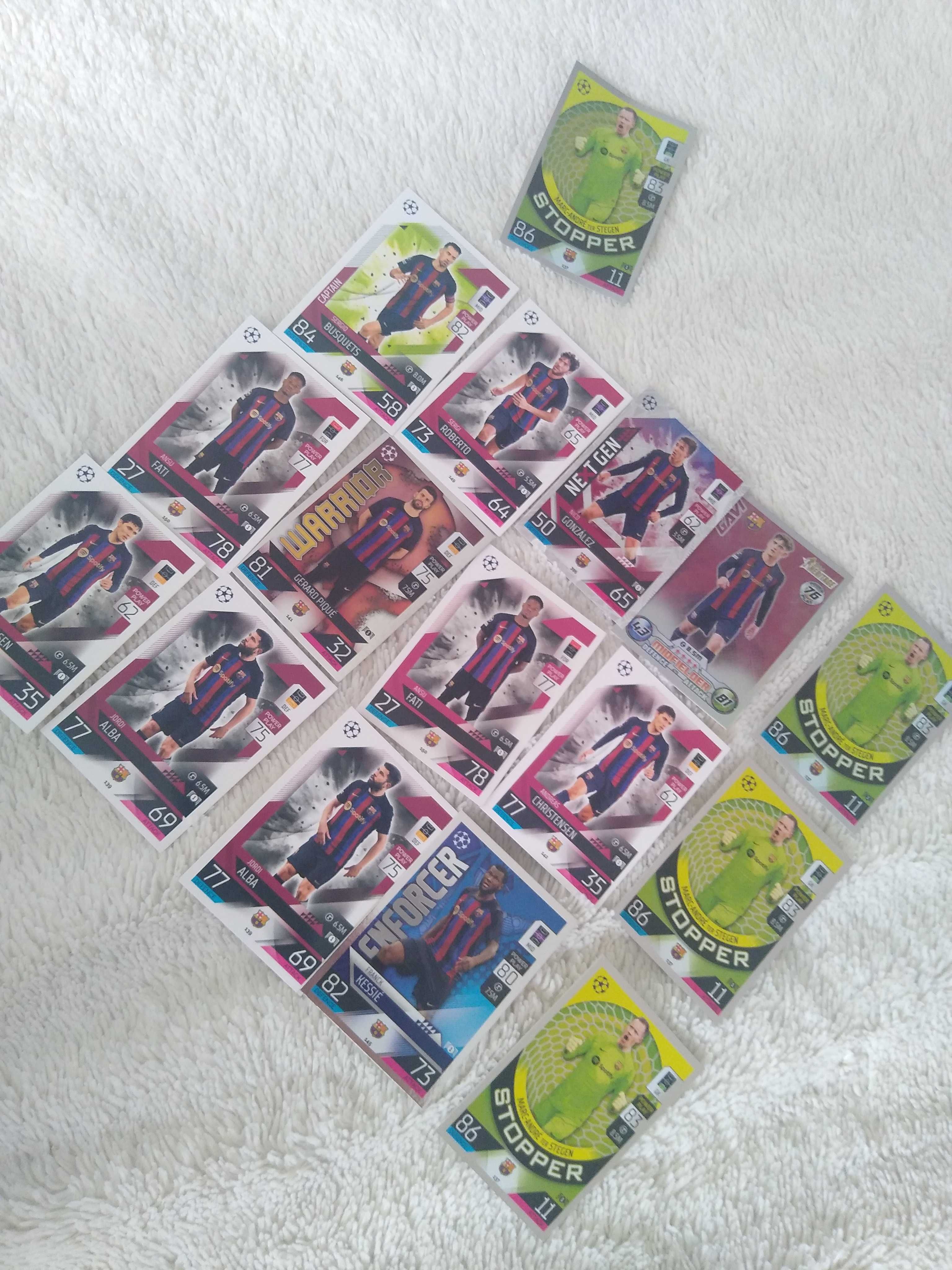 Carduri FIFA Match Attax Season 2022-2023, jucătorii de la Barcelona