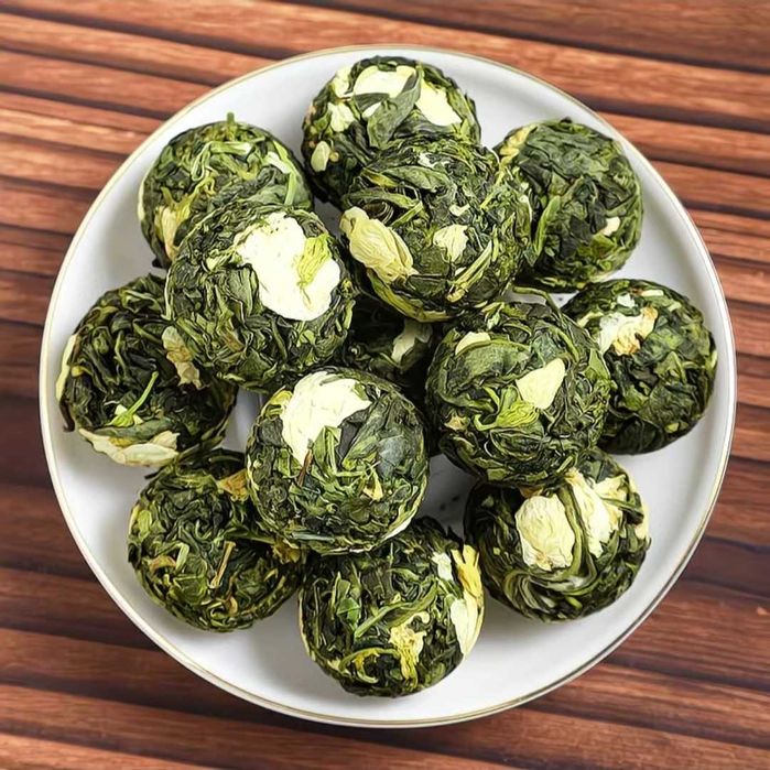 Чай зелёный  Жасминовые Жемчужины Дракона