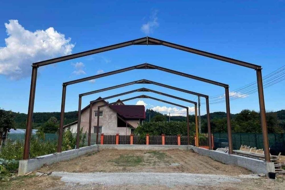 Vand 4ferme cu deschidere de 10m si 8statalpi