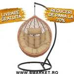 Leagan/Balansoar/Fotoliu suspendat tip ou pentru gradina/terasa Bej